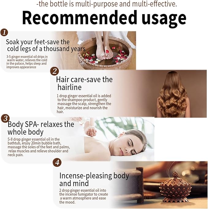 Fast Slimming Ginger Essential Oil ( 30 ML )